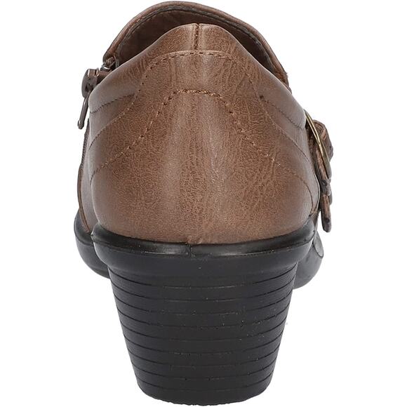 Easy Street Women Taupe Vegan Leather Stroll Ornamented Ankle Boots Size 7M - Picture 5 of 6